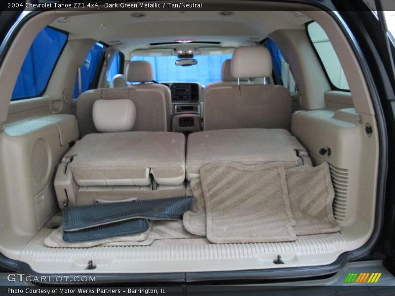 Dark Green Metallic / Tan/Neutral 2004 Chevrolet Tahoe Z71 4x4