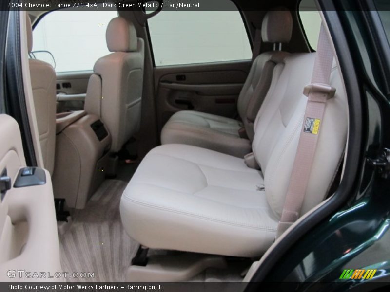 Dark Green Metallic / Tan/Neutral 2004 Chevrolet Tahoe Z71 4x4