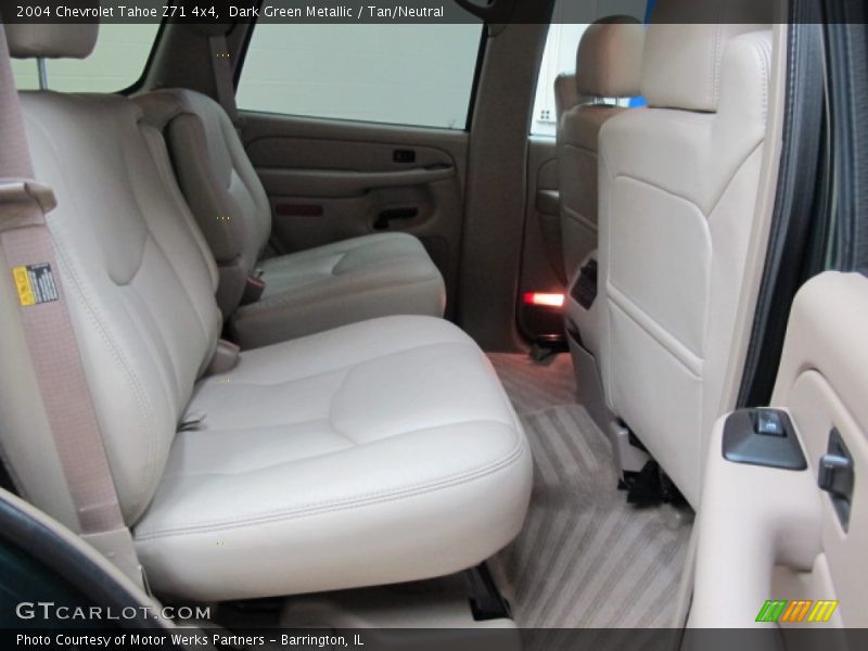 Dark Green Metallic / Tan/Neutral 2004 Chevrolet Tahoe Z71 4x4