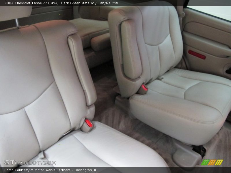 Dark Green Metallic / Tan/Neutral 2004 Chevrolet Tahoe Z71 4x4