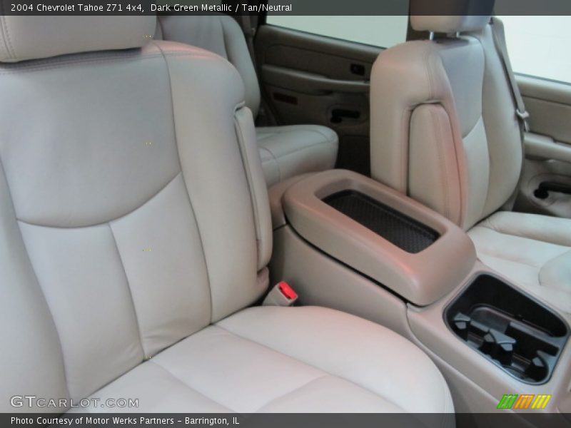 Dark Green Metallic / Tan/Neutral 2004 Chevrolet Tahoe Z71 4x4