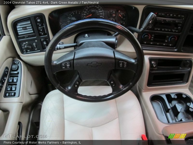 Dark Green Metallic / Tan/Neutral 2004 Chevrolet Tahoe Z71 4x4