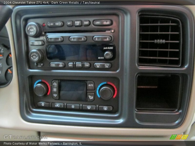 Dark Green Metallic / Tan/Neutral 2004 Chevrolet Tahoe Z71 4x4