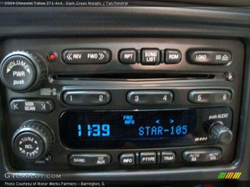 Dark Green Metallic / Tan/Neutral 2004 Chevrolet Tahoe Z71 4x4