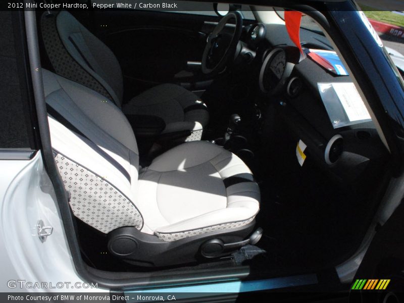 Pepper White / Carbon Black 2012 Mini Cooper Hardtop