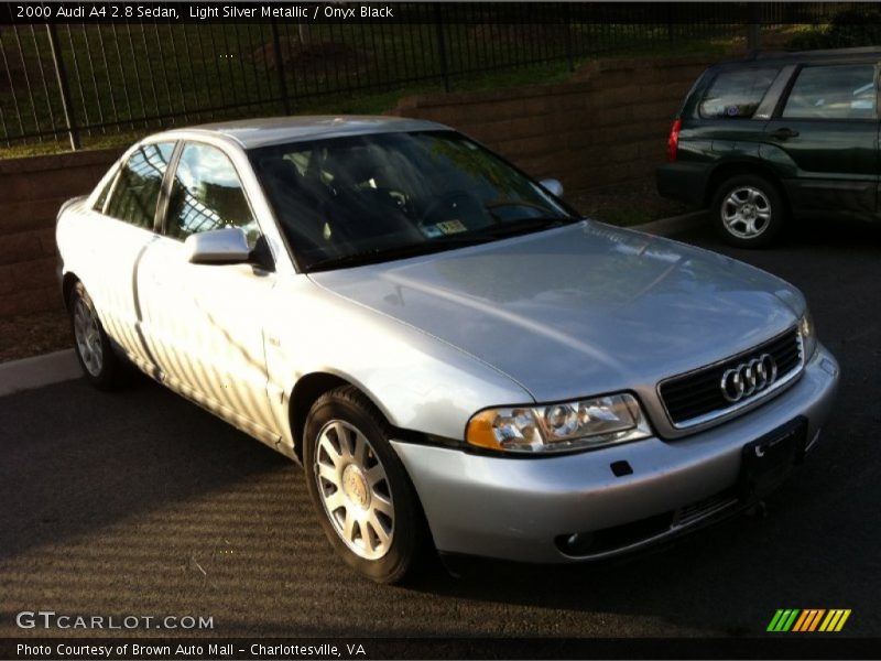 Light Silver Metallic / Onyx Black 2000 Audi A4 2.8 Sedan