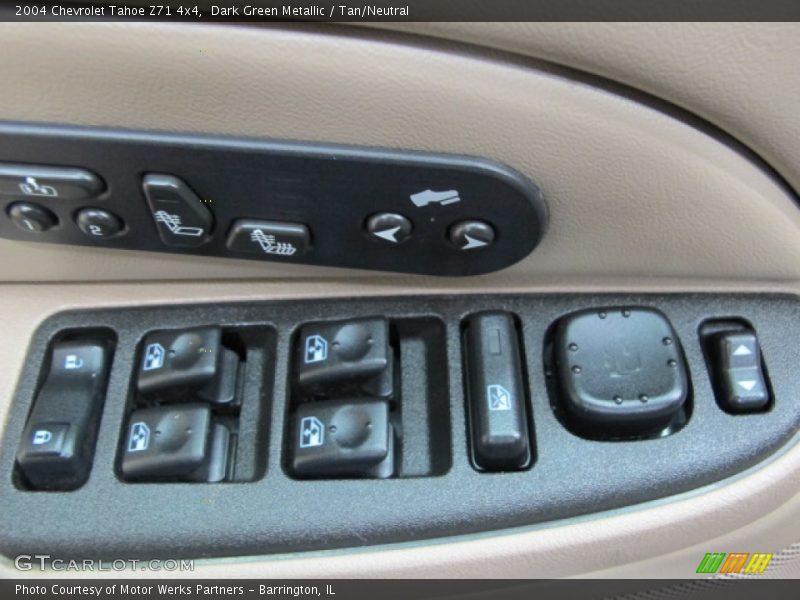 Dark Green Metallic / Tan/Neutral 2004 Chevrolet Tahoe Z71 4x4