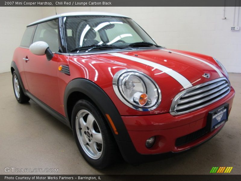 Chili Red / Lounge Carbon Black 2007 Mini Cooper Hardtop