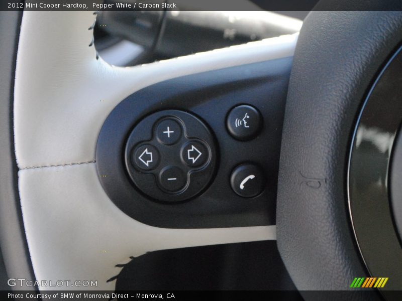 Pepper White / Carbon Black 2012 Mini Cooper Hardtop