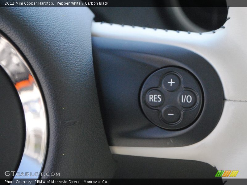 Pepper White / Carbon Black 2012 Mini Cooper Hardtop