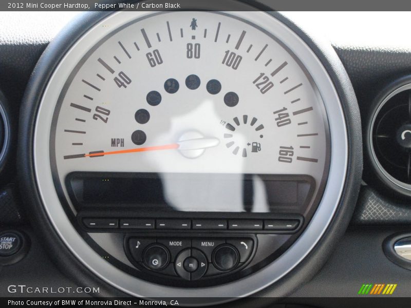 Pepper White / Carbon Black 2012 Mini Cooper Hardtop