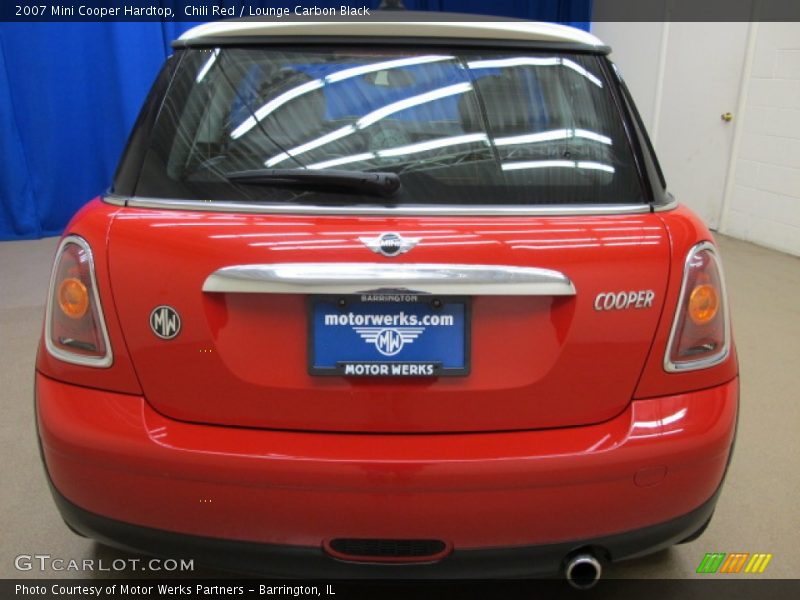 Chili Red / Lounge Carbon Black 2007 Mini Cooper Hardtop