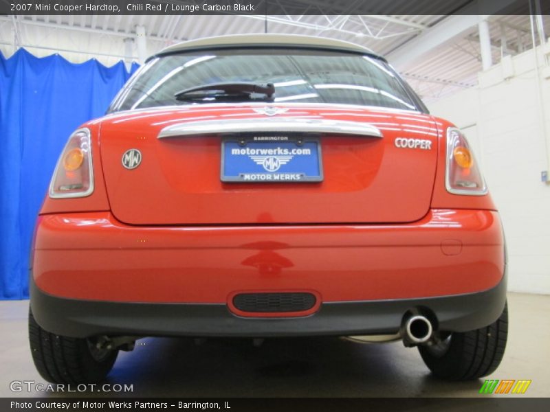 Chili Red / Lounge Carbon Black 2007 Mini Cooper Hardtop