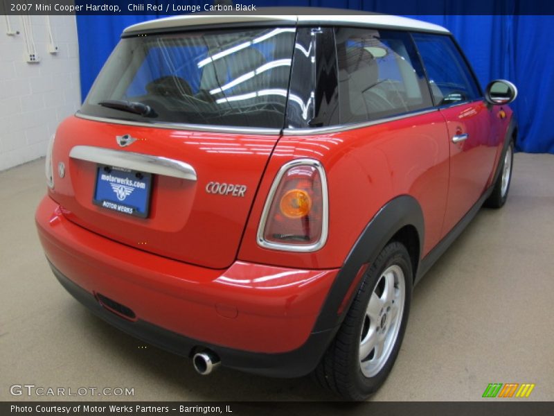 Chili Red / Lounge Carbon Black 2007 Mini Cooper Hardtop