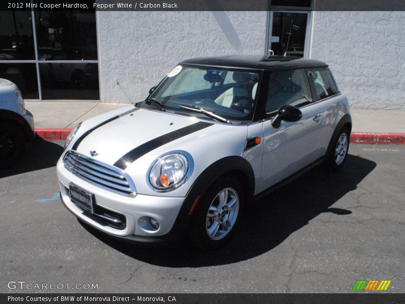 Pepper White / Carbon Black 2012 Mini Cooper Hardtop