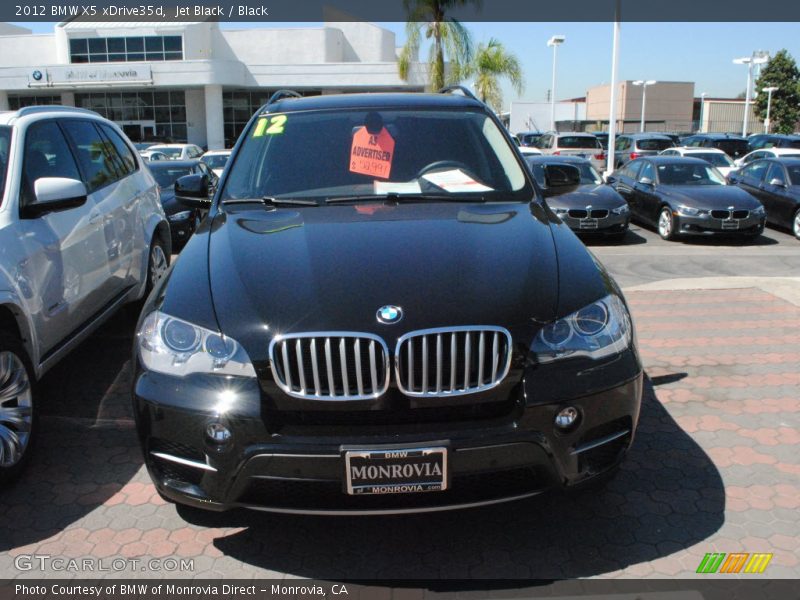 Jet Black / Black 2012 BMW X5 xDrive35d