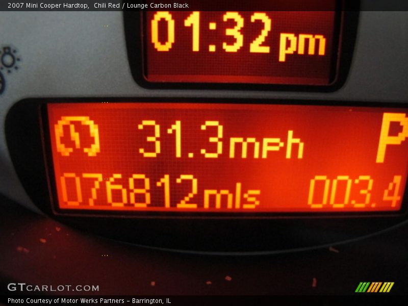Chili Red / Lounge Carbon Black 2007 Mini Cooper Hardtop