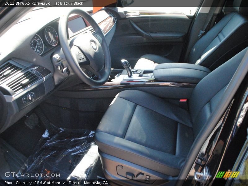 Jet Black / Black 2012 BMW X5 xDrive35d