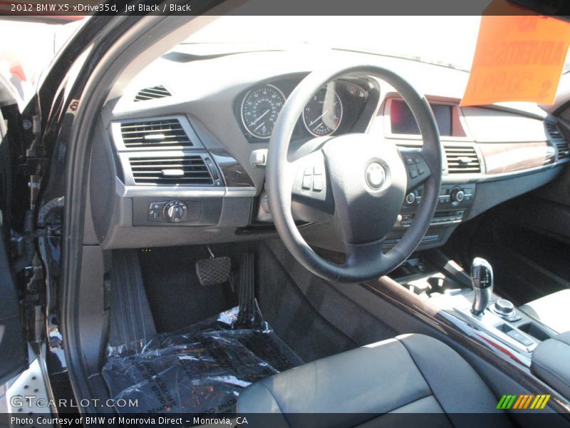 Jet Black / Black 2012 BMW X5 xDrive35d