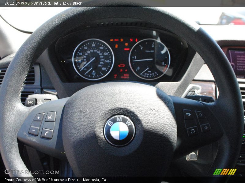 Jet Black / Black 2012 BMW X5 xDrive35d