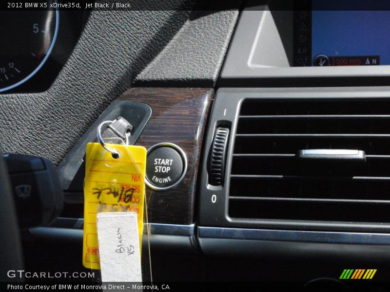Jet Black / Black 2012 BMW X5 xDrive35d