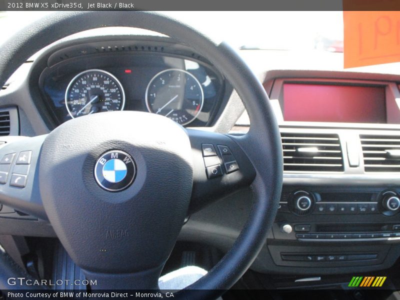 Jet Black / Black 2012 BMW X5 xDrive35d