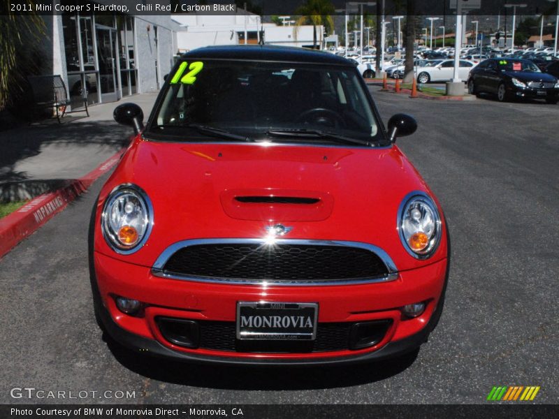 Chili Red / Carbon Black 2011 Mini Cooper S Hardtop