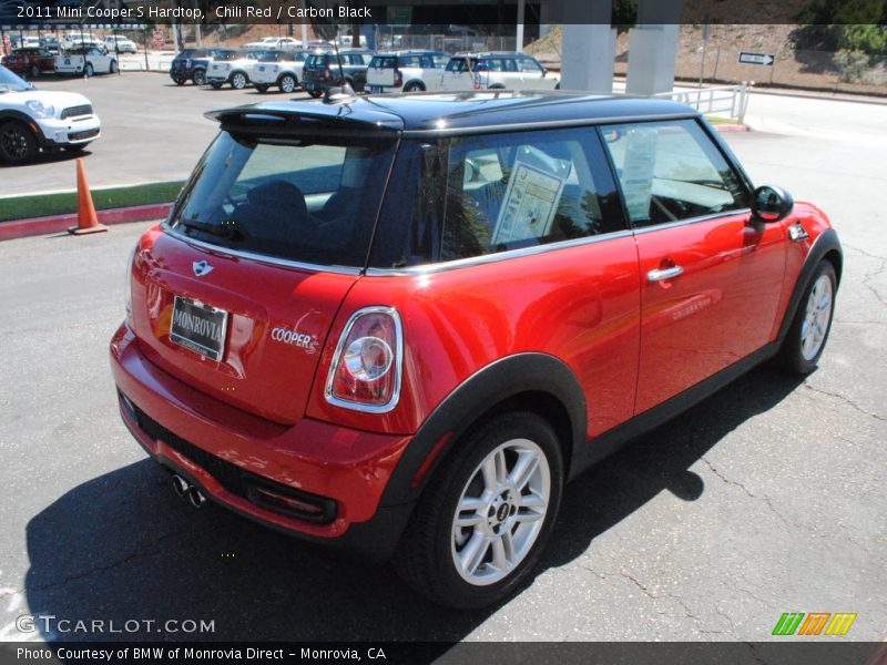 Chili Red / Carbon Black 2011 Mini Cooper S Hardtop
