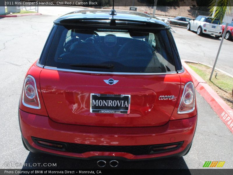 Chili Red / Carbon Black 2011 Mini Cooper S Hardtop