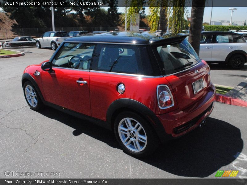 Chili Red / Carbon Black 2011 Mini Cooper S Hardtop