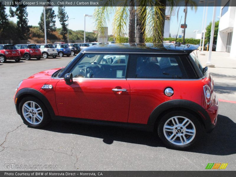 Chili Red / Carbon Black 2011 Mini Cooper S Hardtop