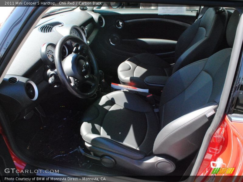 Chili Red / Carbon Black 2011 Mini Cooper S Hardtop