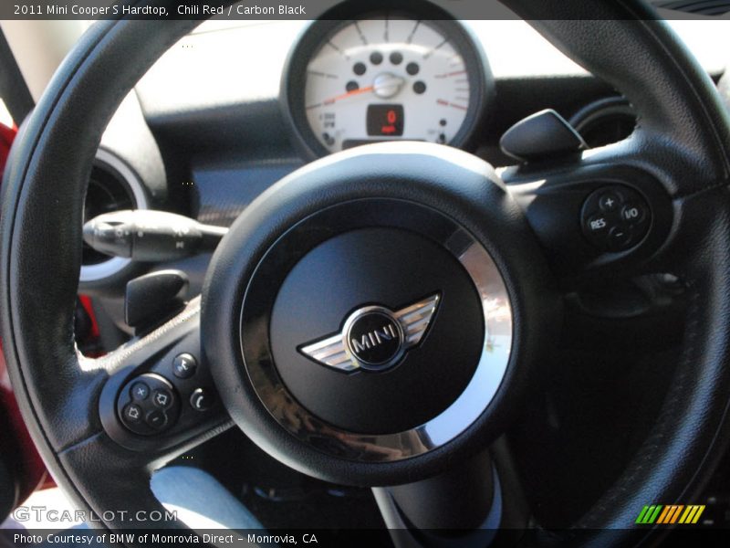 Chili Red / Carbon Black 2011 Mini Cooper S Hardtop
