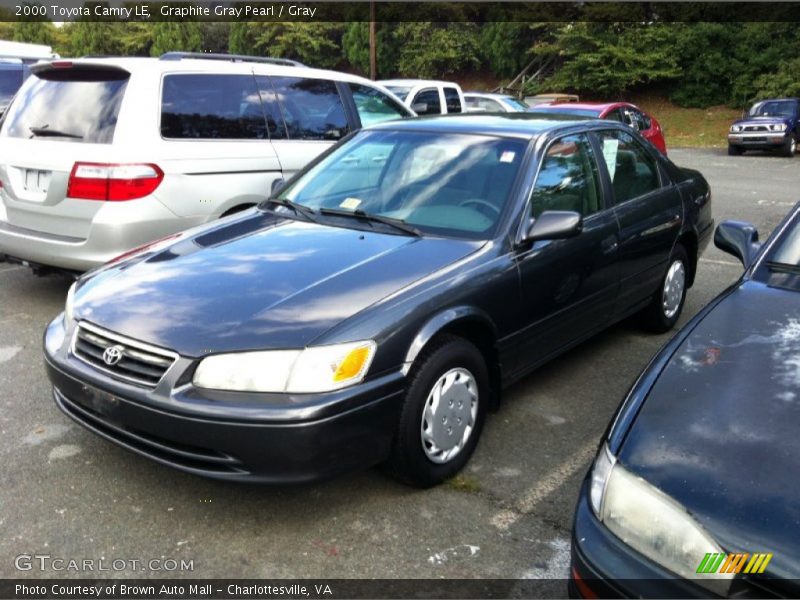Graphite Gray Pearl / Gray 2000 Toyota Camry LE