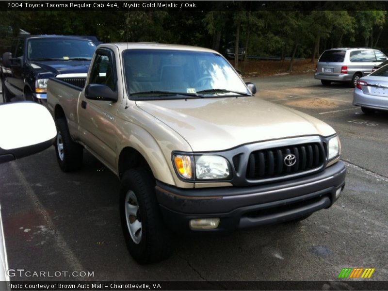 Mystic Gold Metallic / Oak 2004 Toyota Tacoma Regular Cab 4x4
