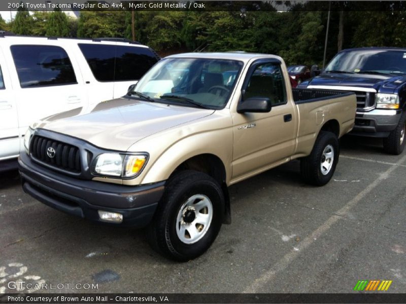 Mystic Gold Metallic / Oak 2004 Toyota Tacoma Regular Cab 4x4