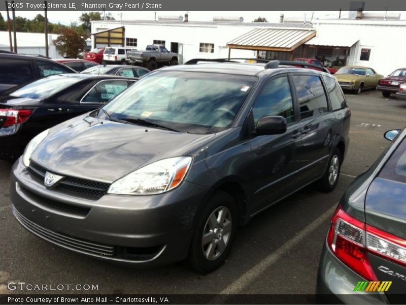 Phantom Gray Pearl / Stone 2005 Toyota Sienna LE