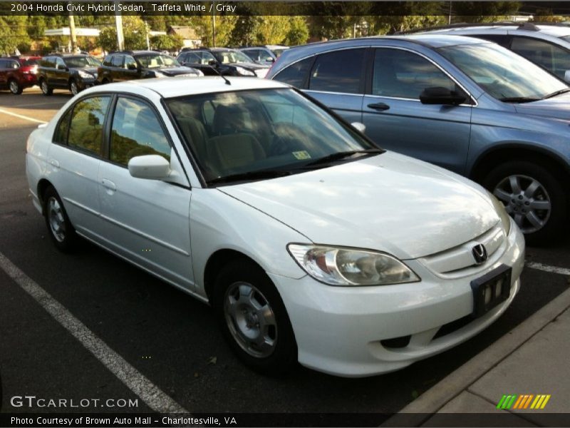 Taffeta White / Gray 2004 Honda Civic Hybrid Sedan