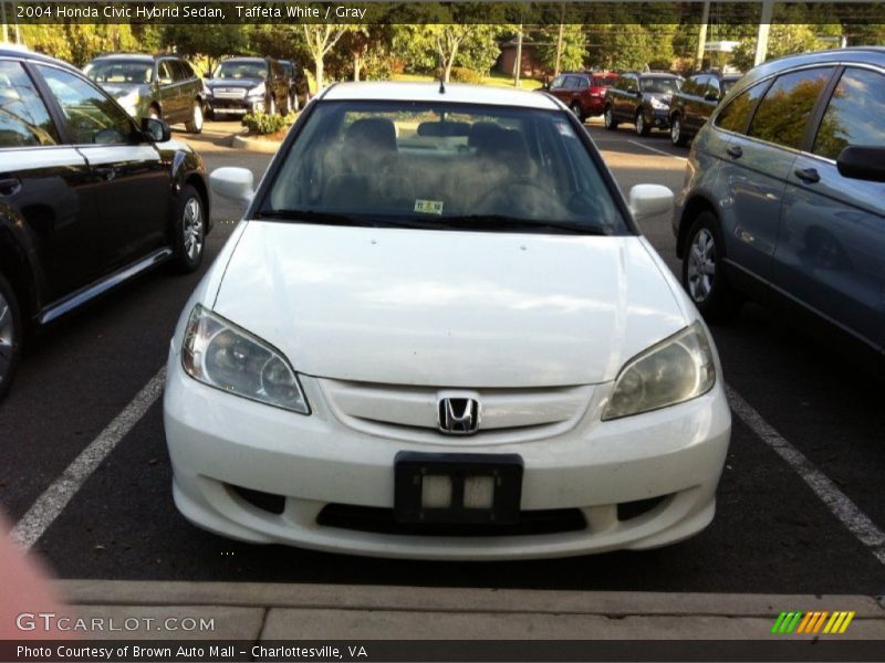 Taffeta White / Gray 2004 Honda Civic Hybrid Sedan