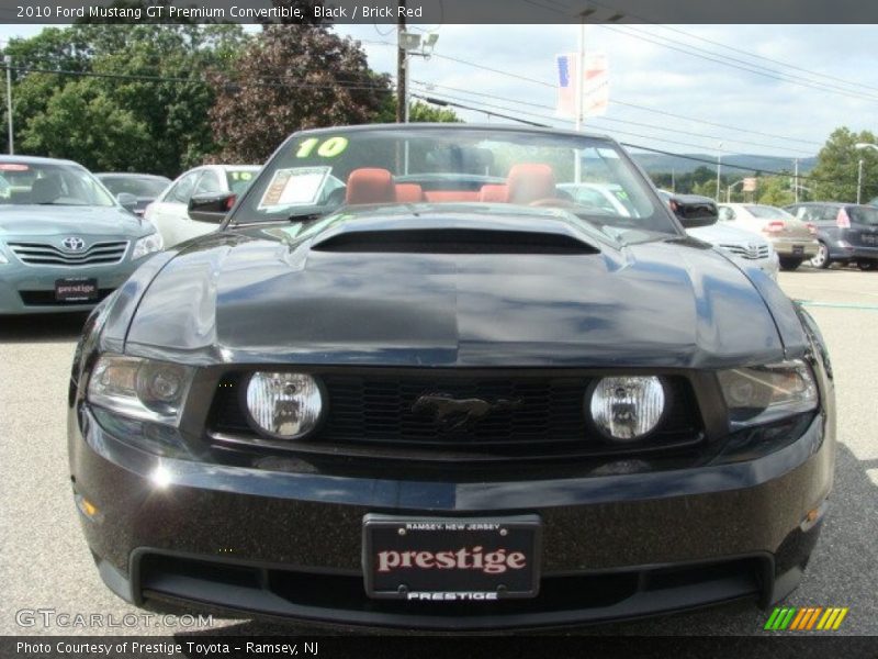 Black / Brick Red 2010 Ford Mustang GT Premium Convertible