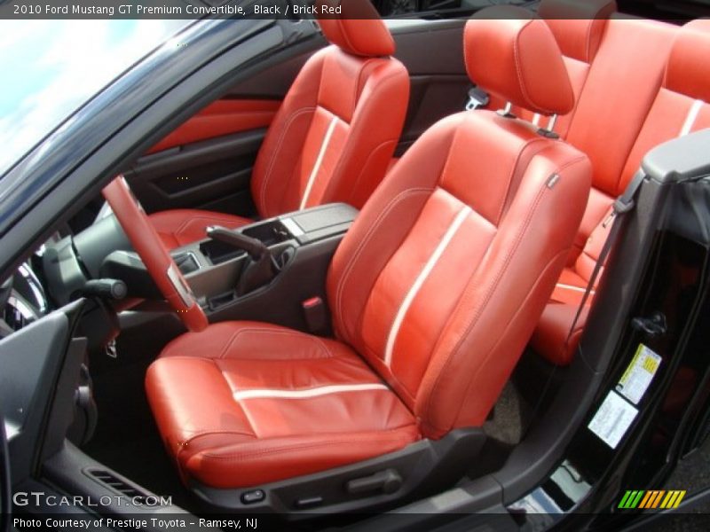 Front Seat of 2010 Mustang GT Premium Convertible