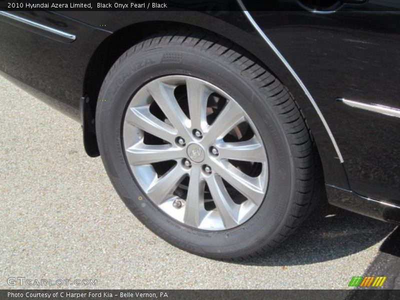 Black Onyx Pearl / Black 2010 Hyundai Azera Limited