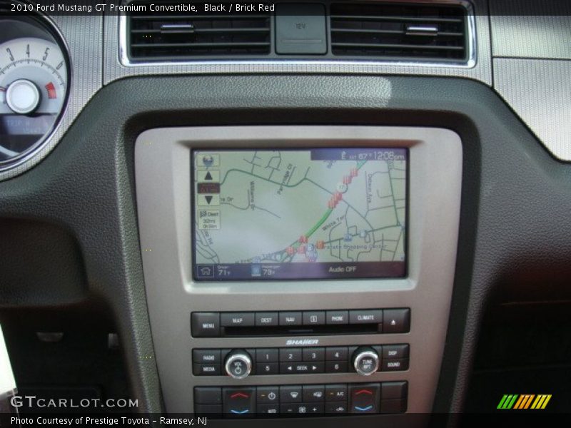 Navigation of 2010 Mustang GT Premium Convertible