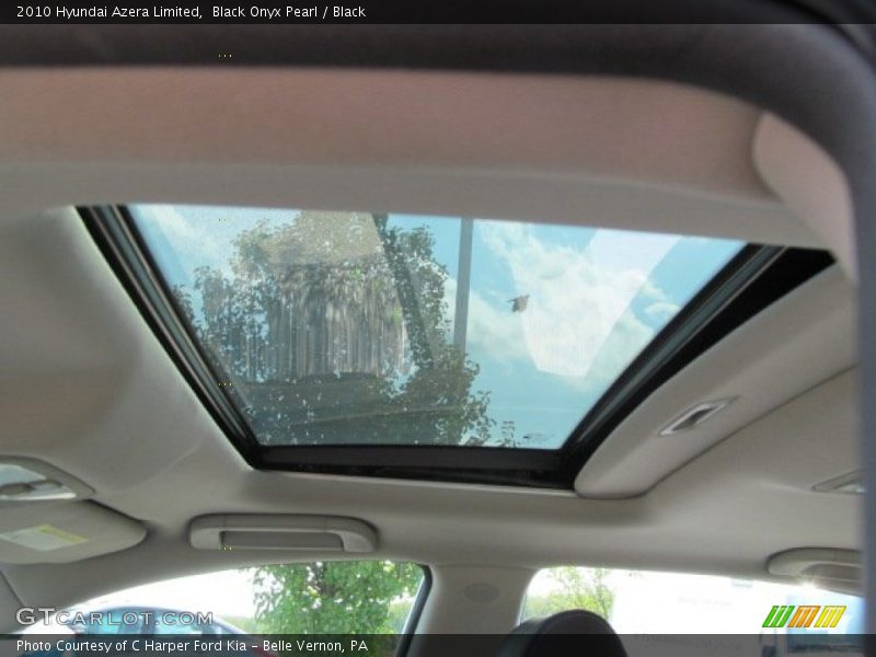 Black Onyx Pearl / Black 2010 Hyundai Azera Limited