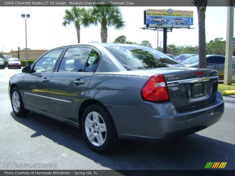 Medium Gray Metallic / Titanium Gray 2006 Chevrolet Malibu LT V6 Sedan