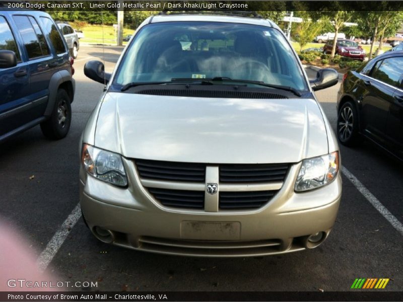 Linen Gold Metallic Pearl / Dark Khaki/Light Graystone 2006 Dodge Caravan SXT