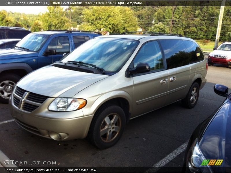 Linen Gold Metallic Pearl / Dark Khaki/Light Graystone 2006 Dodge Caravan SXT