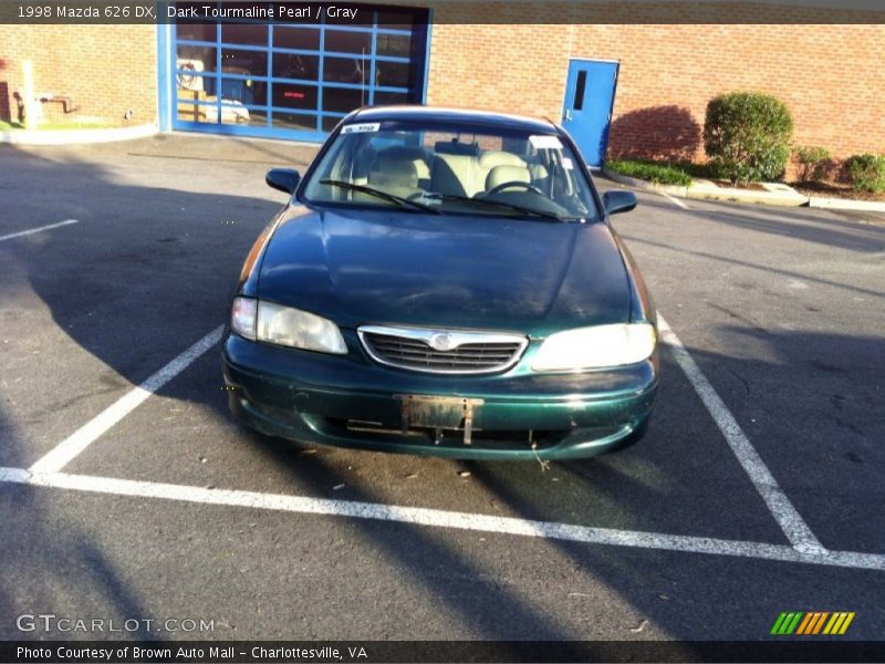 Dark Tourmaline Pearl / Gray 1998 Mazda 626 DX