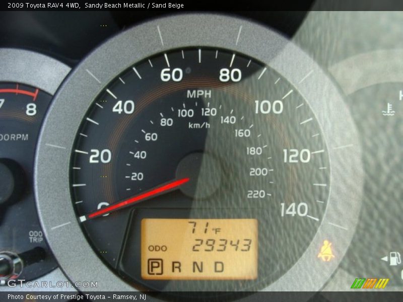 Sandy Beach Metallic / Sand Beige 2009 Toyota RAV4 4WD