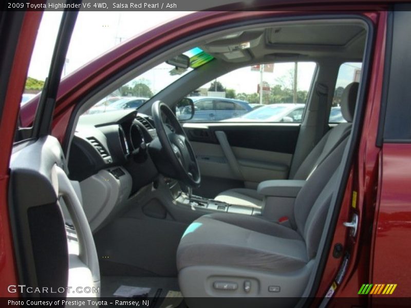 Salsa Red Pearl / Ash 2009 Toyota Highlander V6 4WD